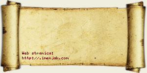 Jana Smolenski vizit kartica